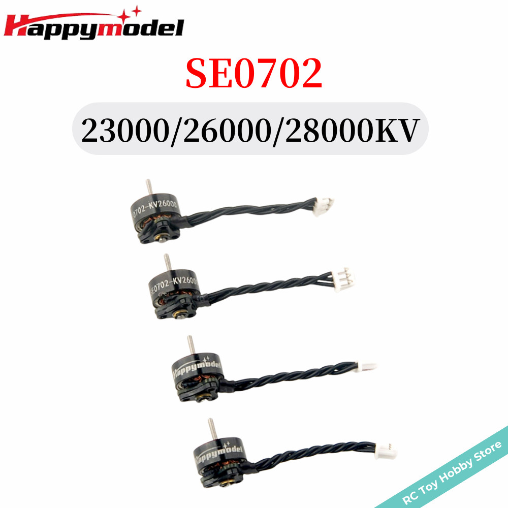 Happymodel SE0702 เพลามอเตอร์ไร้แปรงถ่าน 2300KV 26000KV 28000KV 1S 1 มม. สําหรับโดรนบังคับ FPV Freestyle 65 มม. 75 มม. Tinywhoop Mobula6 ELRS