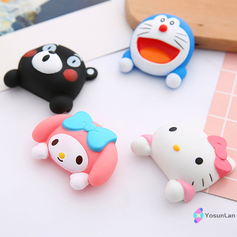 Yosunlan] ตกแต่งห้องของขวัญวันหยุด Sanrio Hello Kitty 3D Switch สติกเกอร์น่ารักการ์ตูน My Melody Wall Socket Cover สติกเกอร์ตกแต่งใหม่