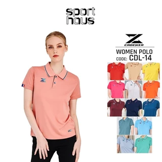 CADENZA เสื้อโปโลผู้หญิง เสื้อคอปก พรีเมี่ยม คาเดนซ่า รุ่น CDL-14Y สีแดง/เลือดหมู/เหลือง/ส้ม/น้ำเงิน