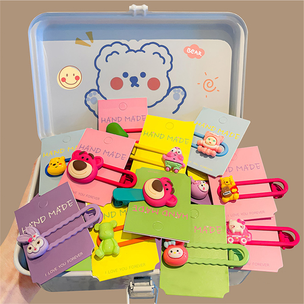 SANRIO กิ๊บติดผมเกาหลี ซานริโอ เครื่องประดับผมเด็กผู้หญิงกิ๊บติดผมรูปไข่คลิปหน้าม้า