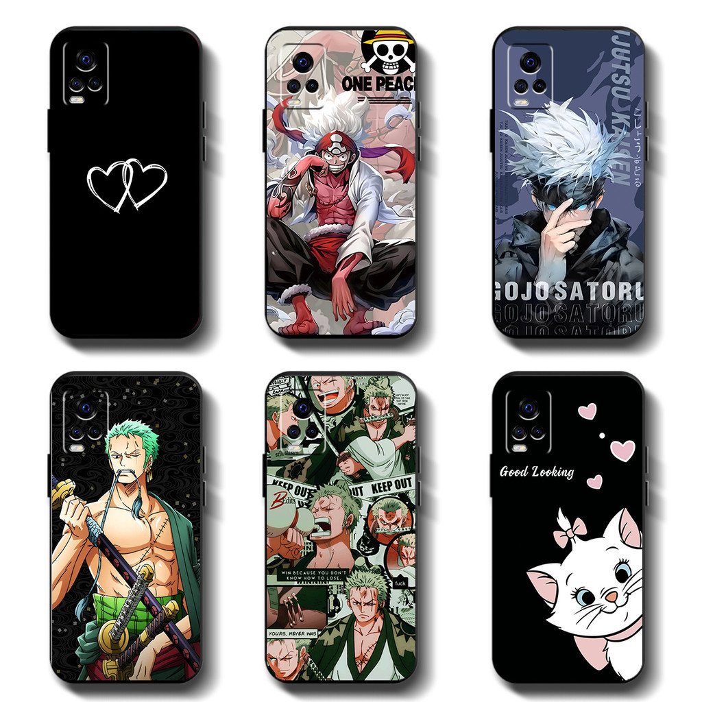 Softcase VIVO V20 V20pro v2021 v2040 v2025 Anticrack ปลอกคุณภาพสูง TPU ป้องกันเต็มซิลิคอนยางสีดํากรณี