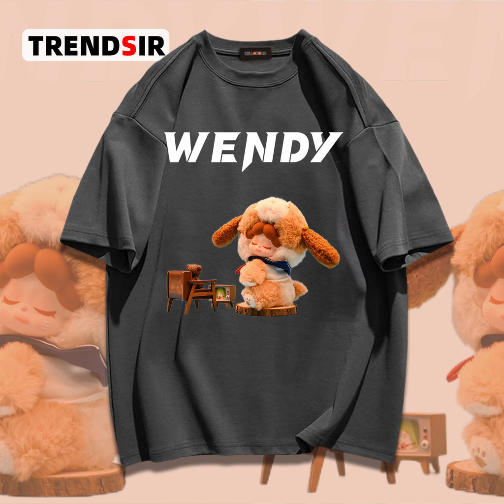 ใหม่ TrendSir💥Popmart Wendy&Lisa💥 TrendSir🔥มาใหม่ ลายเยอะ🔥เสื้อโอเวอร์ไซส์ เสื้อยืดนิ่ม ลายการ์ตูนที