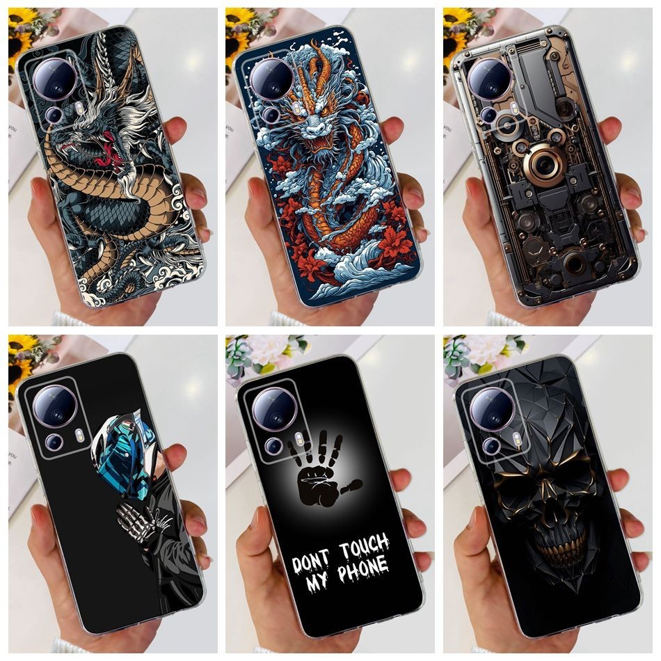 Xiaomi Civi 2 / Civi / Civi 1S Fashion Dragon Metal Style Pattern Casing Civi2 Civi1S Soft Silicone TPU Phone Case