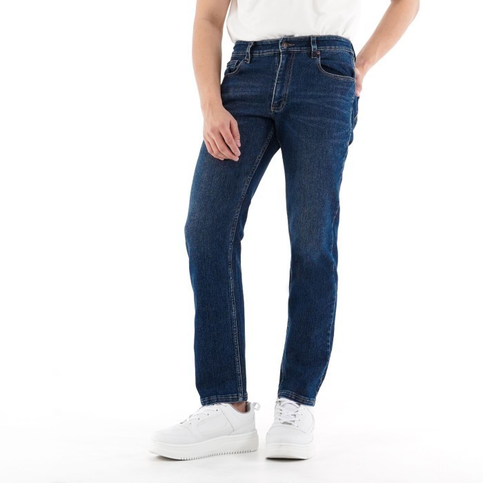 Aerostreet Regular Jeans Morgan Dark Blue Man IF100