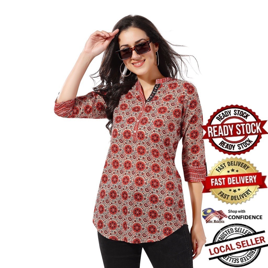 Kurti ผู้หญิงอินเดียออกแบบใหม่ kurti ชุด kurti plus size kurti มุสลิม kurti ชุดพร้อมกางเกง kurti top