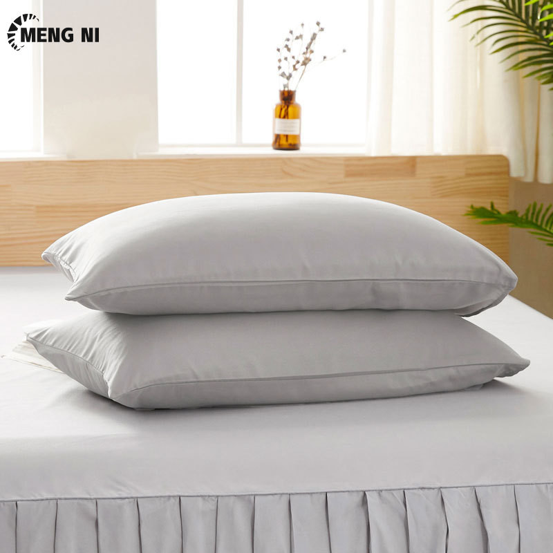 ปลอกหมอนสีทึบ ผิดปกติ สีธรรมดาคู่เดียว 45 * 75 ปลอกหมอนผ้าปูที่นอน