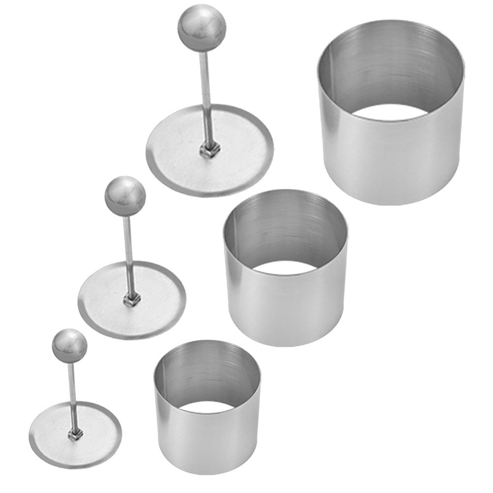 [ในสต็อก] สแตนเลสรอบจานเย็น มอเรล กับกระดานดันจานสลัดสร้างสรรค์ - รูปที่ 2