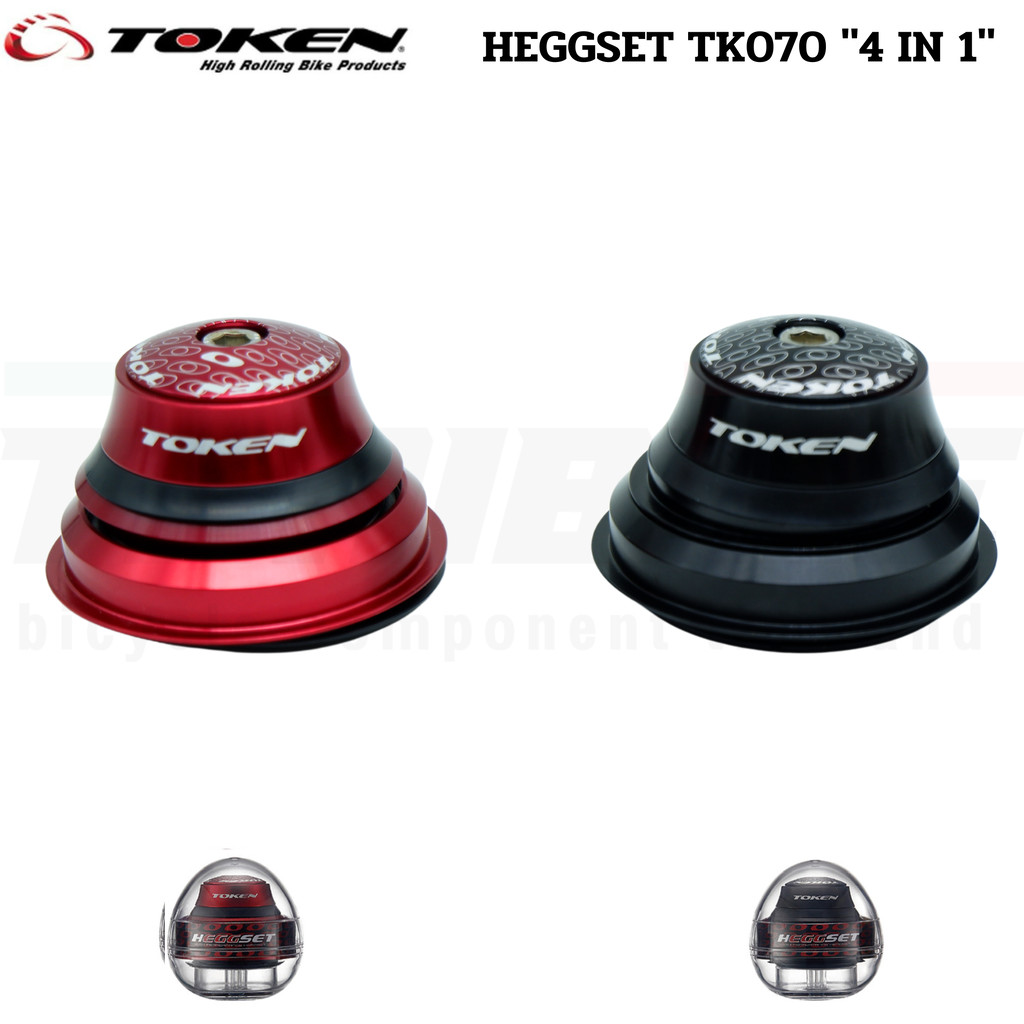 ถ้วยคอจักรยาน Token รุ่น TK070 Semi and Intergrated แบบ Tapered hEGGset
