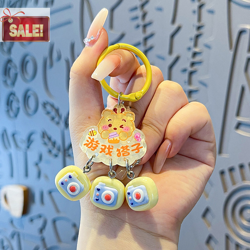 Bl การ์ตูน Kawaii สีสัน Bell จี้พวงกุญแจตุ๊กตาพวงกุญแจน่ารักพวงกุญแจของขวัญวันเกิดชาย A