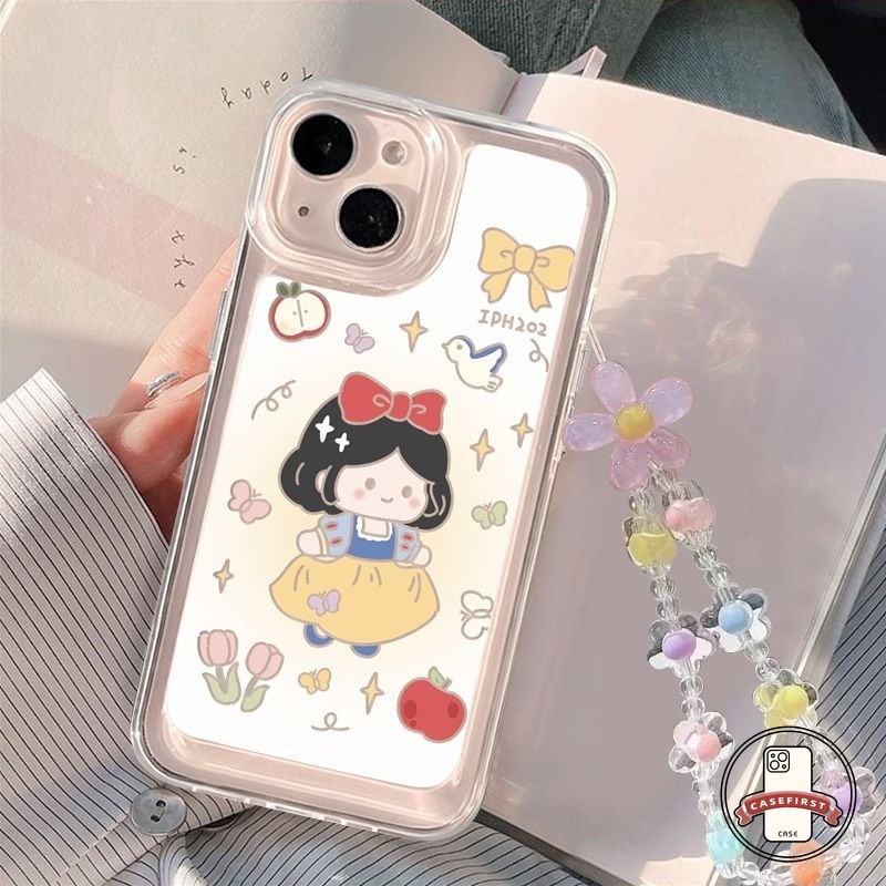 การ์ตูนเจ้าหญิงเงือกน้อยกล่องสร้อยข้อมือน่ารักสำหรับ VIVO Y17s Y22 Y02 Y15 Y36 Y91 Y12s Y16 Y21 Y12i Y27 Y20 Y12 Y21s