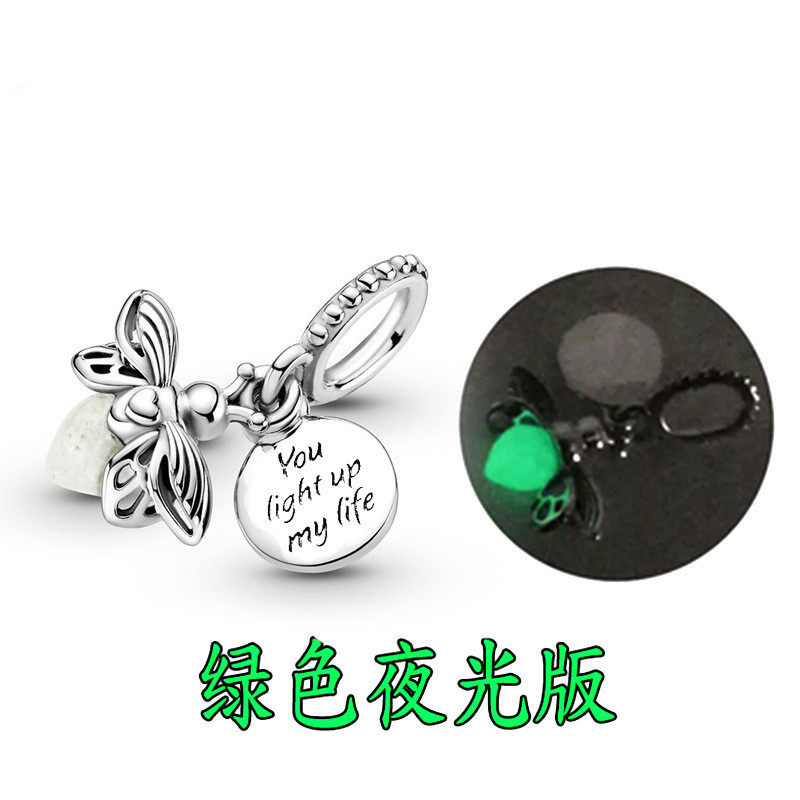 หิ่งห้อยเสน่ห์ทําเองสร้อยข้อมือสร้อยคออุปกรณ์เสริมจี้ทําเอง