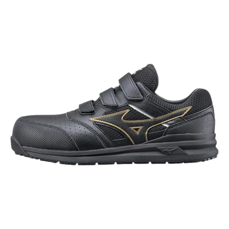 [Mizuno] Work Shoes Safety Shoes All Mighty LSⅡ22L WIDE Men's Black x Gold / Wine red x gold 24.5 - 