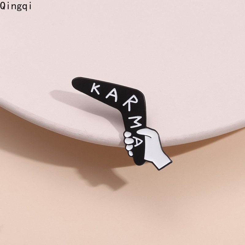 ตลก Karma เข็มกลัด Pins เข็มกลัดการ์ตูนป้ายโลหะกระเป๋าเป้สะพายหลังเสื้อผ้าอุปกรณ์เสริมของขวัญสําหรับเพื่อน - รูปที่ 7