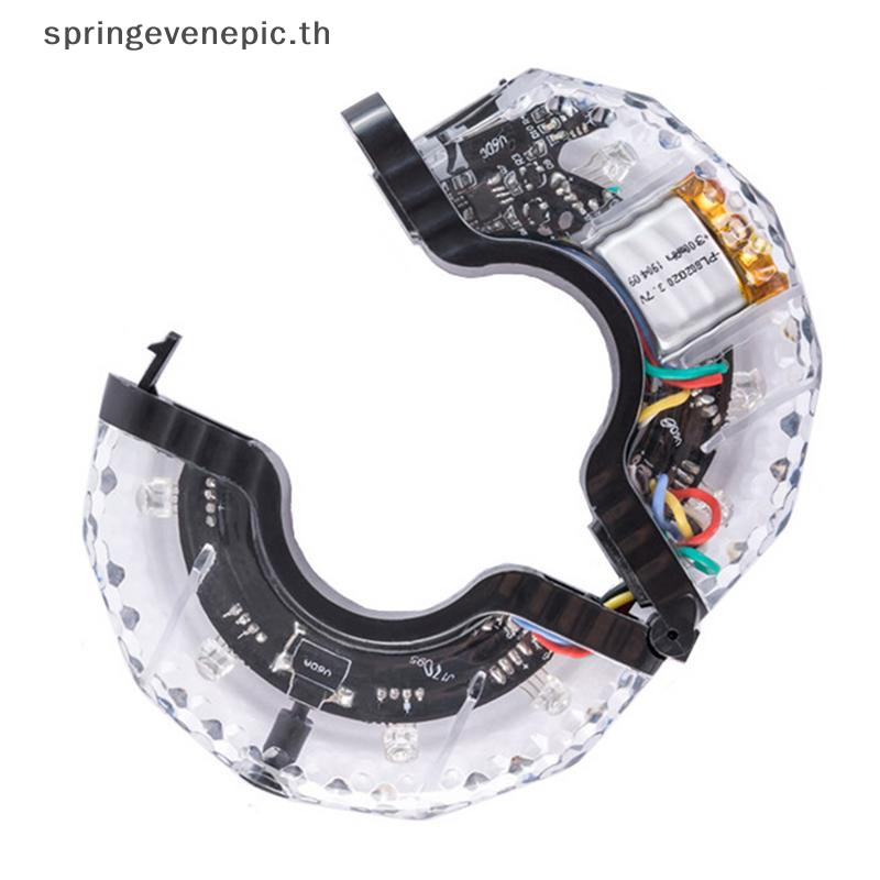 Springevenepic LED ชาร์จจักรยานดุมล้อไฟกันน้ํา USB RGB สีสันจักรยาน Spoke ใหม่