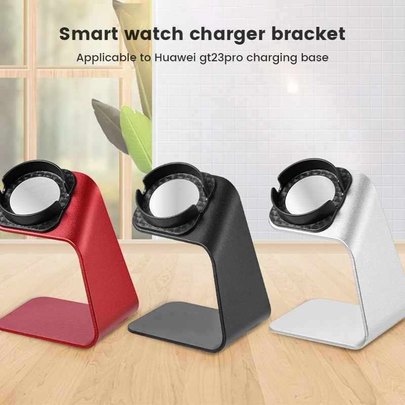 อลูมิเนียมอัลลอยด์แท่นชาร์จแท่นวางแท่นวางสำหรับ Huawei GT2 GT3 Pro Watch 3 Pro สายชาร์จสำหรับ Wireless Charge