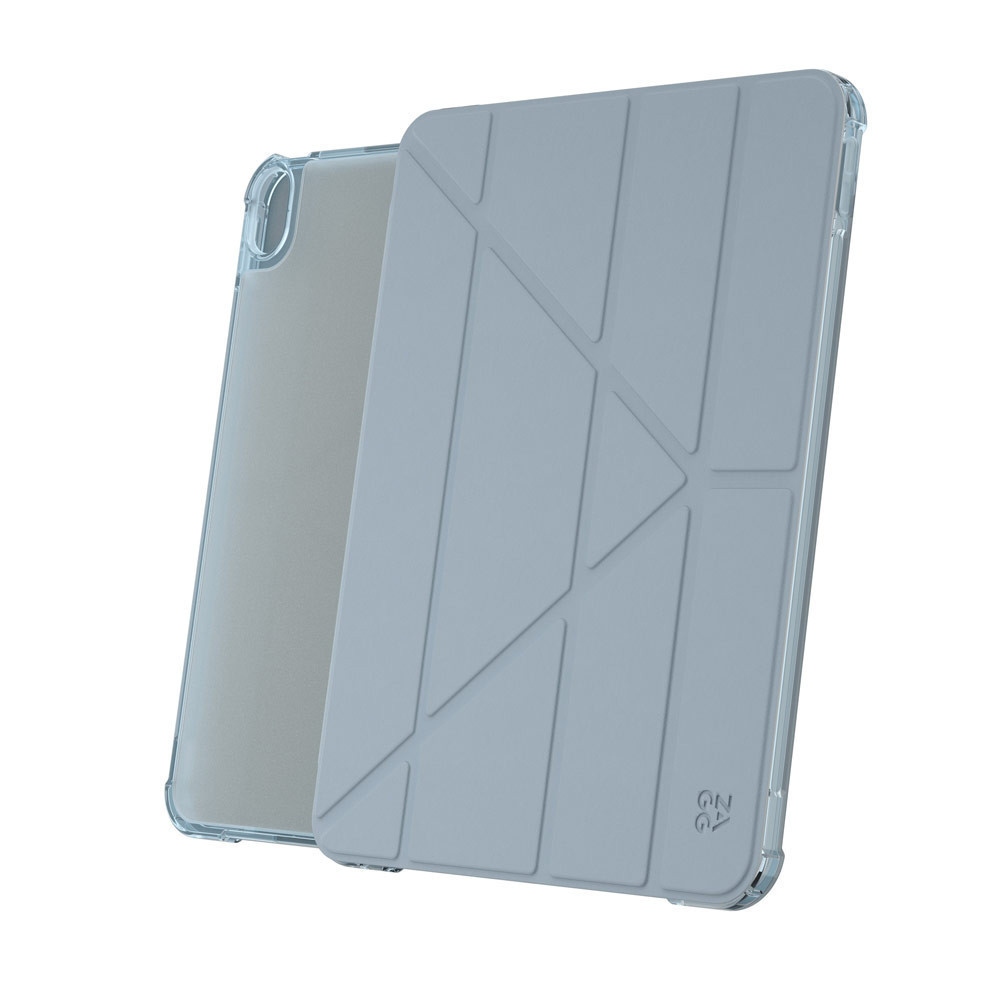 Zagg Hampton Folio Protection Flip Stand Case สําหรับ iPad Air / iPad Pro 11" & 13" (2024) สีฟ้าอ่อน