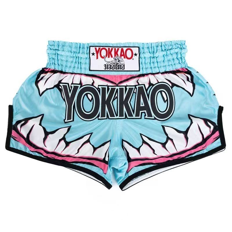 ใหม่สําหรับปี 2025 YOKKAO กางเกงขาสั้นมวยไทย Boxing Sanda Fighting Training Pants Fighting Fighting Sports Professional Men Women Shorts20240806