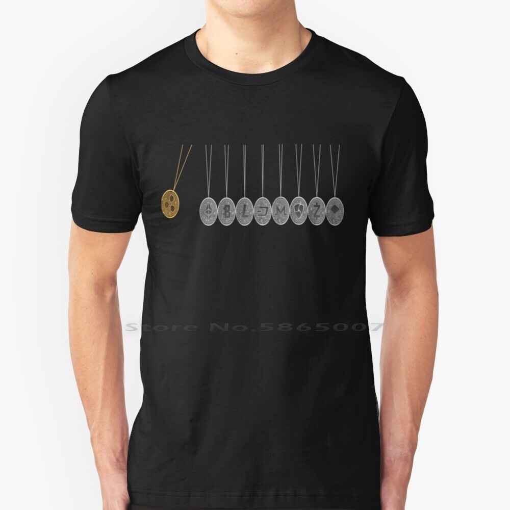 Ripple Xrp เหรียญ T เสื้อ 100% Cotton Ripple Xrp ซื้อ Ripple ซื้อ Xrp Binance Crypto แลกเปลี่ยน Cryp