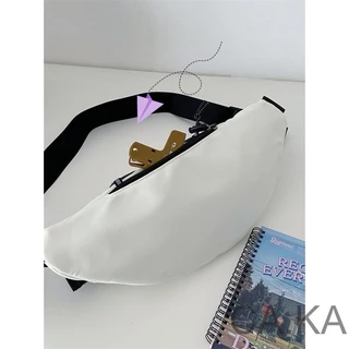 CA.KA เวอร์ชันเกาหลี กระเป๋าคาดเอว เรียบง่าย กระเป๋ากันน้ํา สำหรับผู้ชาย ใหม่แฟชั่น