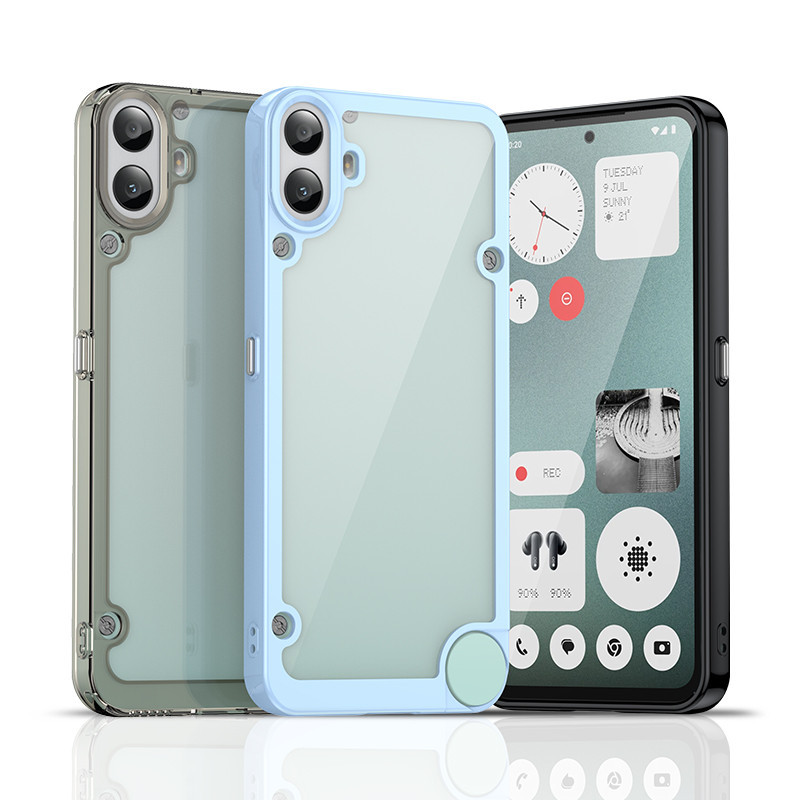 สําหรับ Nothing CMF Phone 1 กรณี ELVEV กันกระแทก Dropproof Soft TPU โปร่งใสปกหลัง