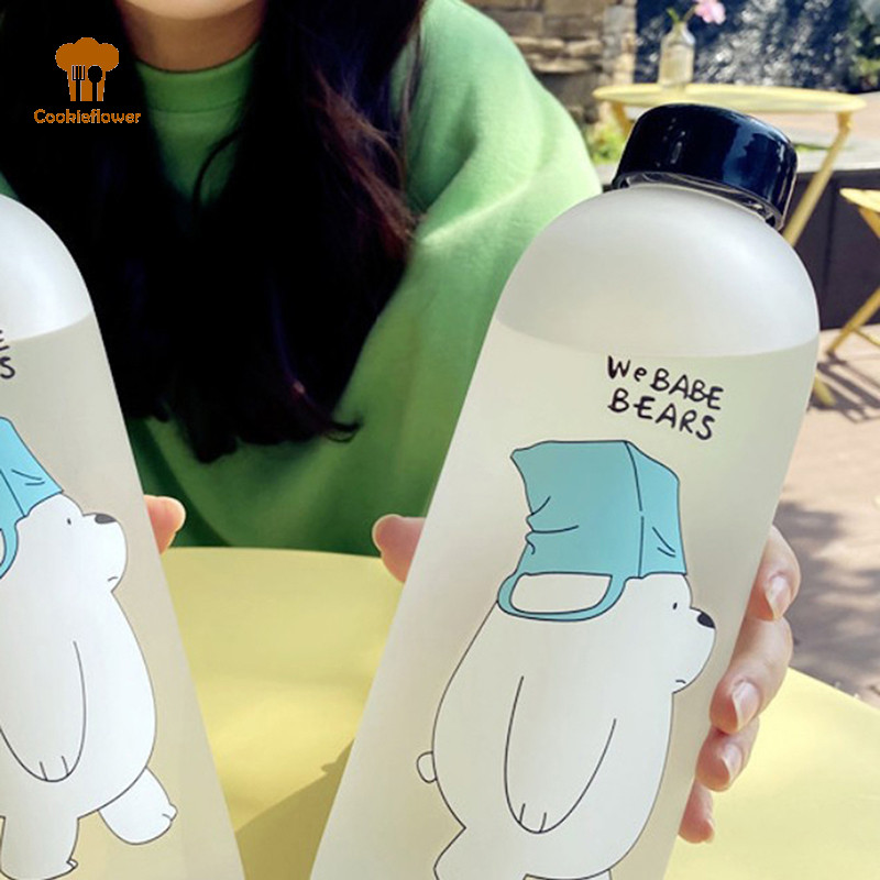 Ckfr 1000ml ขวดน้ํา Panda Cup ขวดน้ําโปร่งใส Drinkware Cup Leak-proof ใหม่