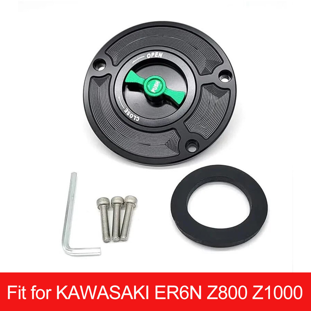 Motocycle CNC การใช้ถังสําหรับ KAWASAKI ER6N ER6F ER650 ZZ1400 ZX14R Z650 NINJA650 Z800 Z1000 ZX6R ZX1000S/SX