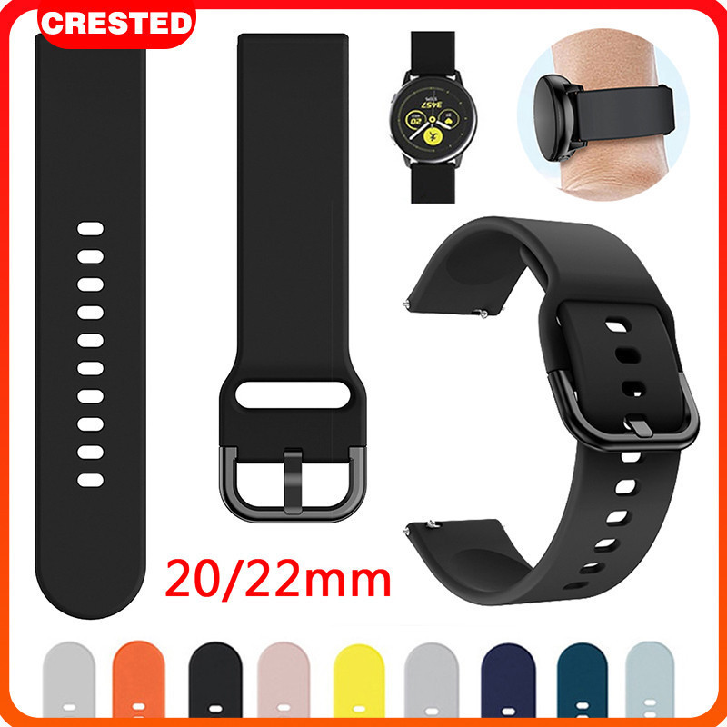 เทปยาง 22 มม. 20 มม Samsung Galaxy Watch FE 7 6 5 4, เทปปล่อยอย่างรวดเร็ว Huawei GT 5 4 3 2,Amazfit GTS 2 3 4 Garmin
