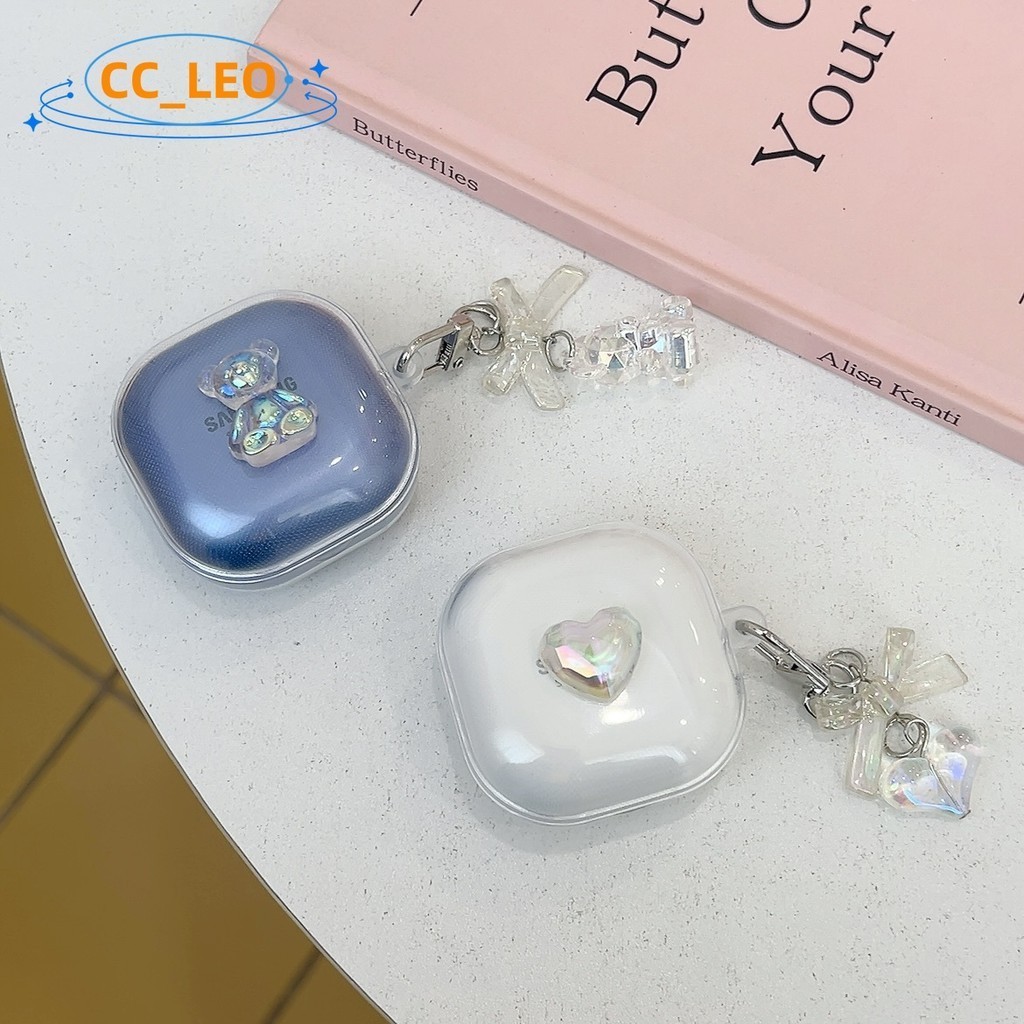 For Anker Soundcore R50i NC Case Cartoon Bear Pendant Soundcore P30i Clear Soft Case Cute Soundcore 