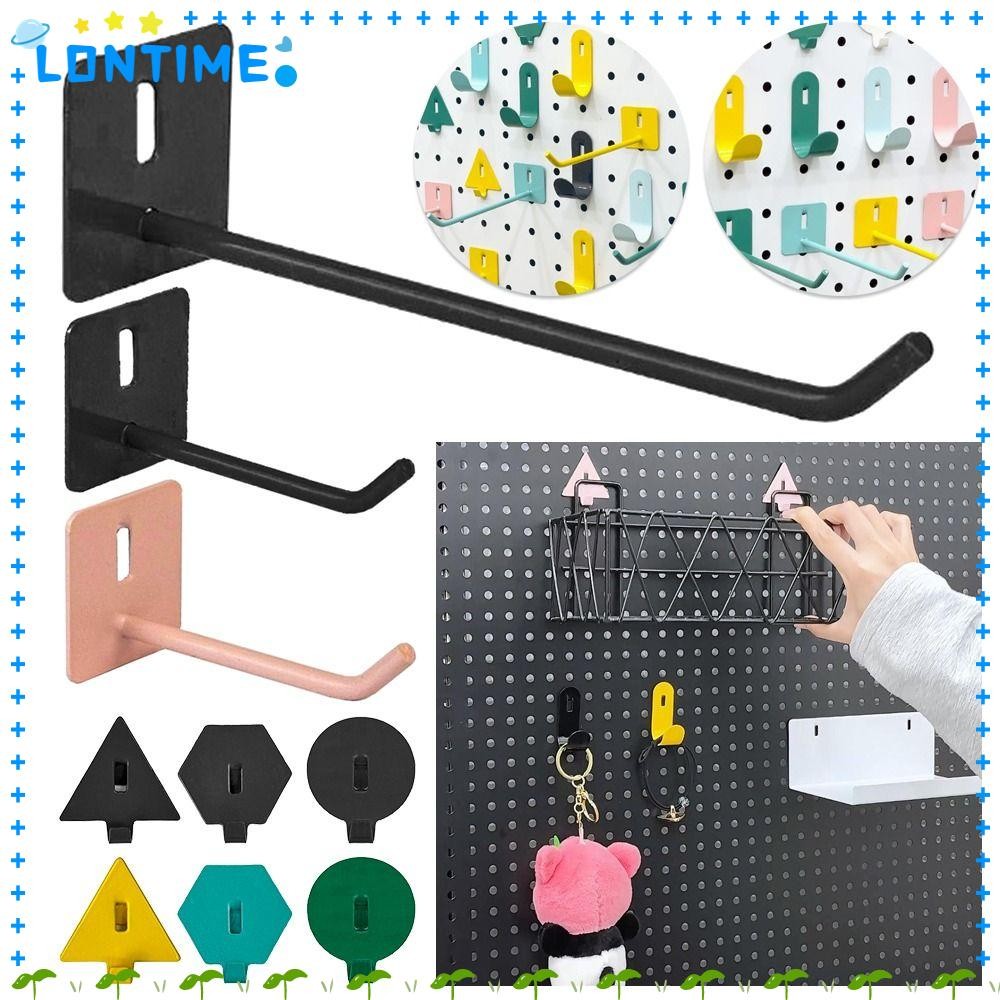 Lontime 5 ชิ้น/เซ็ต Slatwall Hook,สินค้าชั้นวางแขวนเครื่องมือสายเดี่ยวตะขอ, Creative Display Hooks Multi-function ขายปลีก Shop Peg