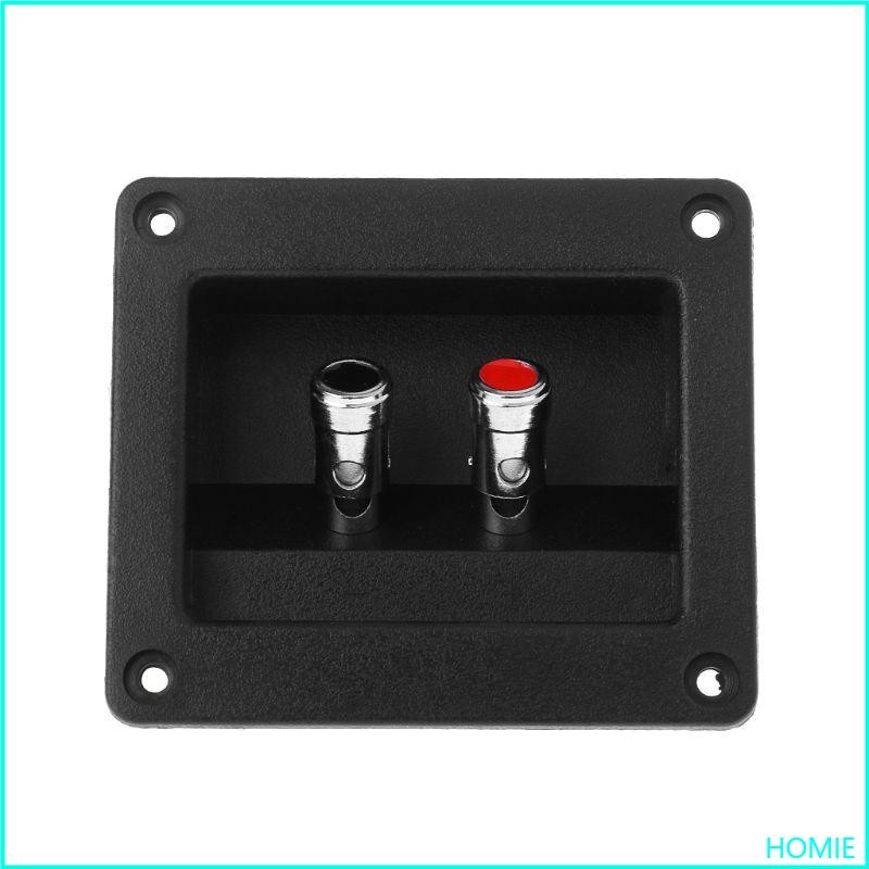Homie กล่องลําโพง Terminal Binding Post Cup 2 ตําแหน่งลําโพง Terminal Cup 92x79mm