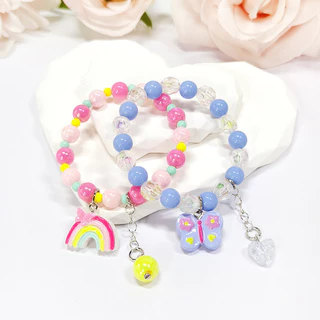 สร้อยข้อมือเด็ก เครื่องประดับเด็ก พร้อมจี้ลายน่ารัก พร้อมส่งจากไทย