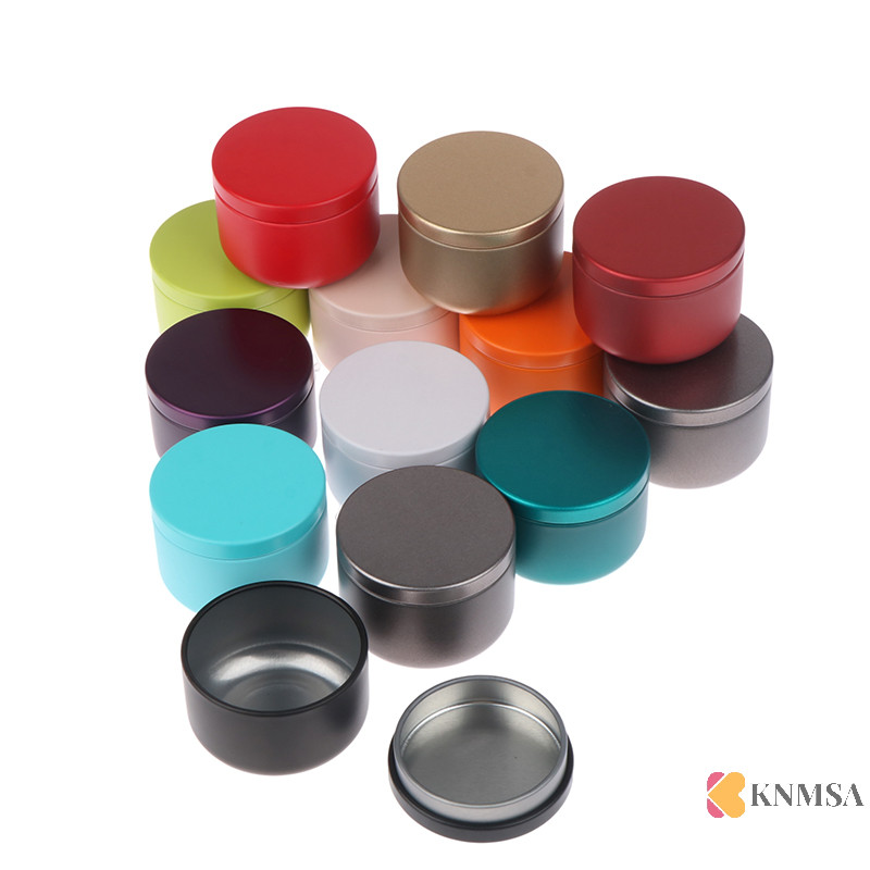 Knmsa] 5.4 ซม.Retro Tin Canisters Tea Sugar Tea Container Storage Box Jar คอเต่าเช่นนั้น