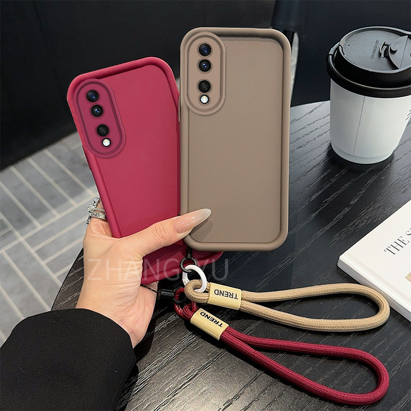 ฟรี Lanyard Case สําหรับ Honor 70 90 lite เคสโทรศัพท์ยุโรปและอเมริกาปกใหม่