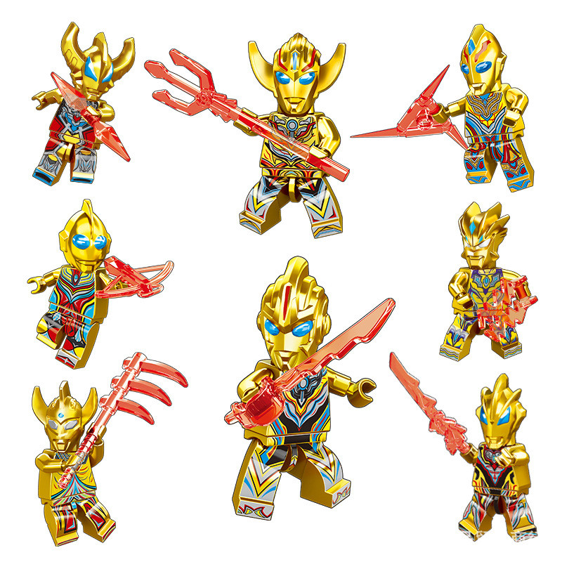 เข้ากันได้กับนินจา, นักรบอวกาศ, ซูเปอร์ฮีโร่, มินิฟิกเกอร์ทหาร, ของเล่นตัวต่อ, ของตกแต่งบนโต๊ะ