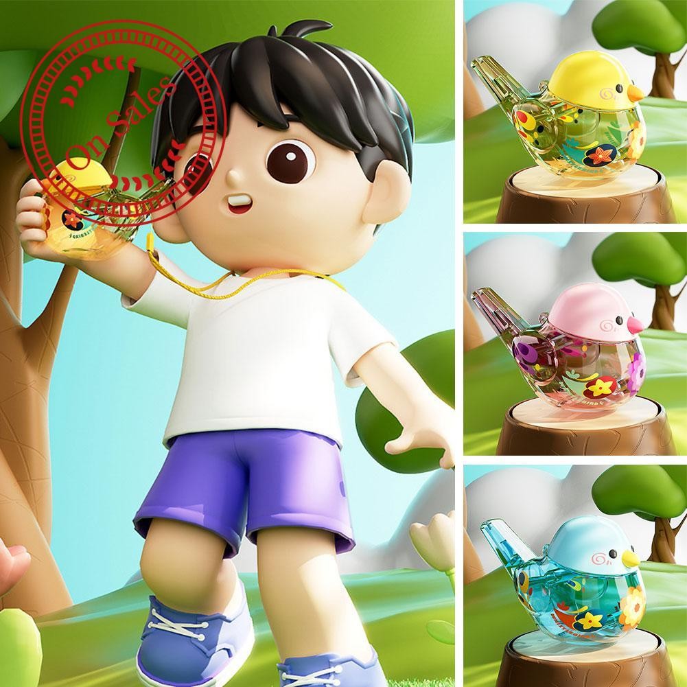 นกหวีดน้ํานก Noisemaker การ์ตูนเครื่องดนตรีที่น่าสนใจ Bird Water Whistle Z0k8