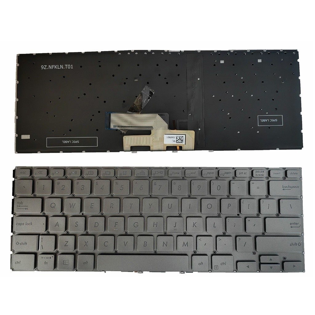 ใหม่ ASUS Zenbook ux462 ux462da um462 um462d คีย์บอร์ดโน้ตบุ๊กแบ็คไลท์ US