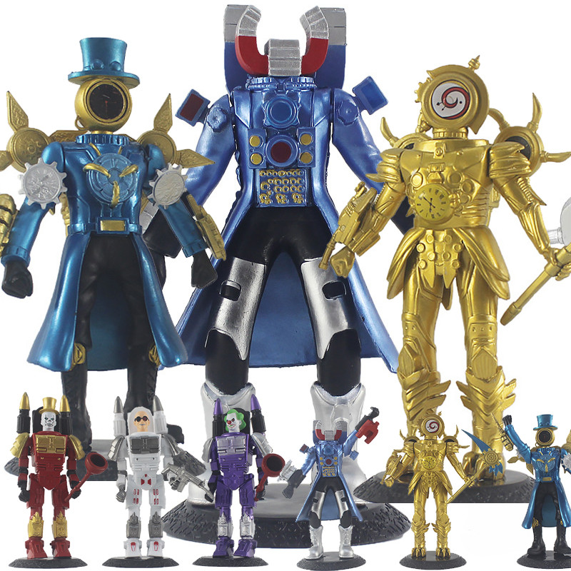 ของขวัญเด็กประ Skibidi ห้องน้ําโมเดลตุ๊กตา Action Figure Titans นาฬิกา Man Speakerman สําหรับตกแต่งบ้าน