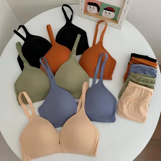 เสื้อชัั้นในไร้โครง บราแฟชั่น สีพื้น เสื้อใน ฟองบาง สวมใส่สบาย ราคาถูก ❌เสื้อในและกางเกงในขายแยก❌