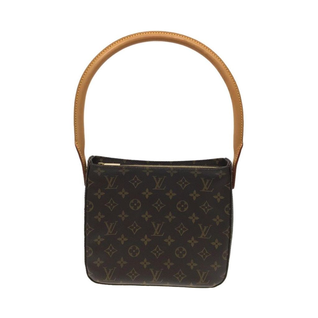 LOUIS VUITTON Tote Bag Monogram Looping MM Brown PVC Direct from Japan Secondhand 2343021428148