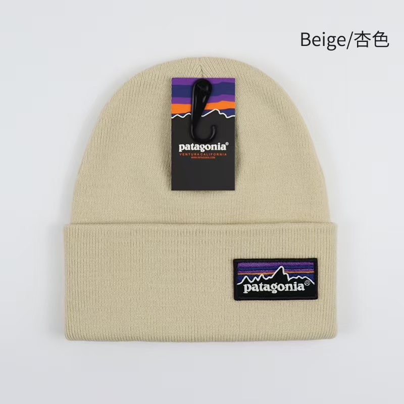 Patagonia Beanies Unisex สีบริสุทธิ์ถักหมวก Skullcap Docker หมวกชาวประมง Brimless Caddice หมวก