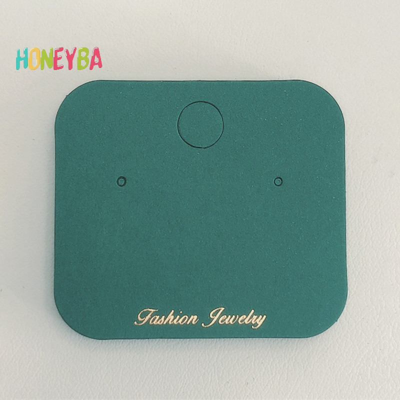 <Honeyba> 50 ชิ้น Simple ป้ายกระดาษการ์ด Handmade ของขวัญแท็กเครื่องประดับแสดงแท็กการ์ดคลิปผมอุปกรณ์เสริมผมพับแพคเกจการ์ด Nice - รูปที่ 6