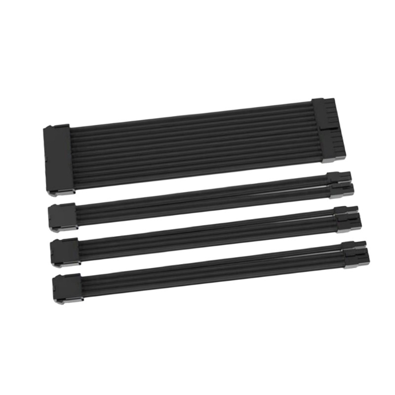 Homeiu Modular สายไฟชุดสําหรับคอมพิวเตอร์ ATX24Pin PCIE 6+2Pin CPU 8P
