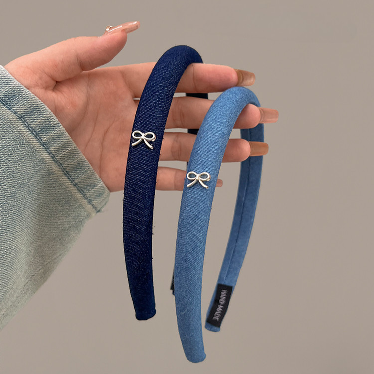 แฟชั่นคาวบอย Bowknot Headwear Hairbands เครื่องประดับผมสําหรับผู้หญิง