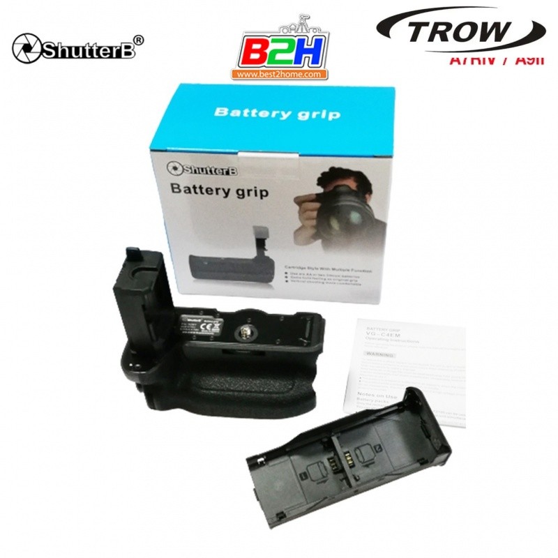 ✿Battery Grip SHUTTERB  FOR A7RIV รุ่น SONY A9II/A7R4/A7M4/A7RM4 (VG-C4EM Replacement)