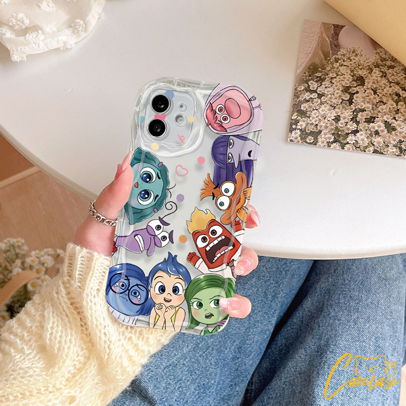 สําหรับvivo S1 Pro T1 V15 Pro V20 Pro V23 V23E V25E V27 Pro V27E V29 Z1 Pro V30 V30Eเคสโทรศัพท์นุ่มTPUการ์ตูนภายในOut Angerสําหรับฝาครอบซิลิโคนนุ่มซิลิโคนกันกระแทก
