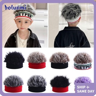 Bolumi เด็กวิกผมหมวก,บุคลิกภาพยืดหยุ่น Beanies หมวก,แฟชั่นตล…