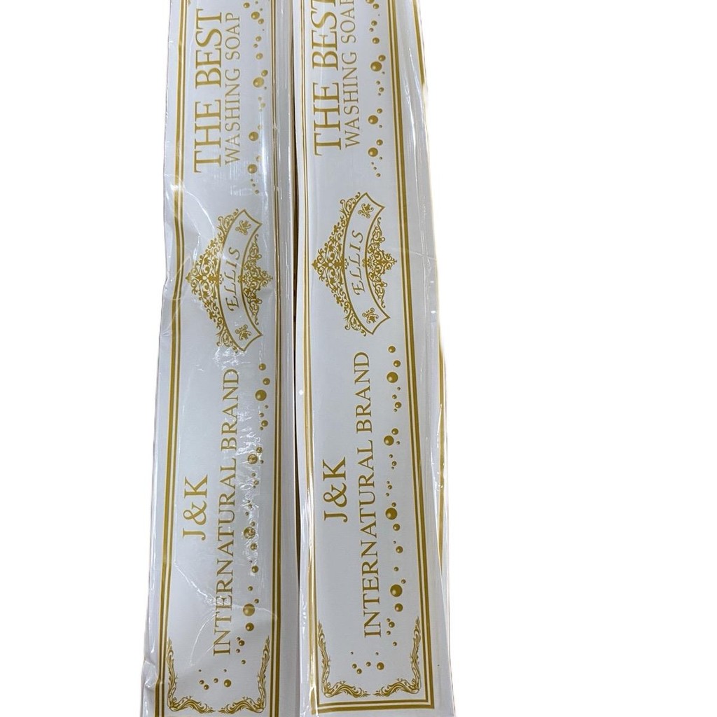สบู่ซักผ้าJ&Kขนาด180gแท่งยาวขายยกโหล210บาทมี12แท่ง