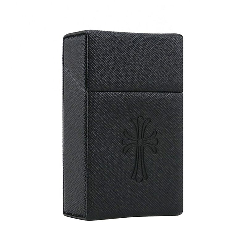 Street Wear Crow Heart Cigarette Case 2023 Shock-resistant Leather Cigarette Case Moisture-proof Sto