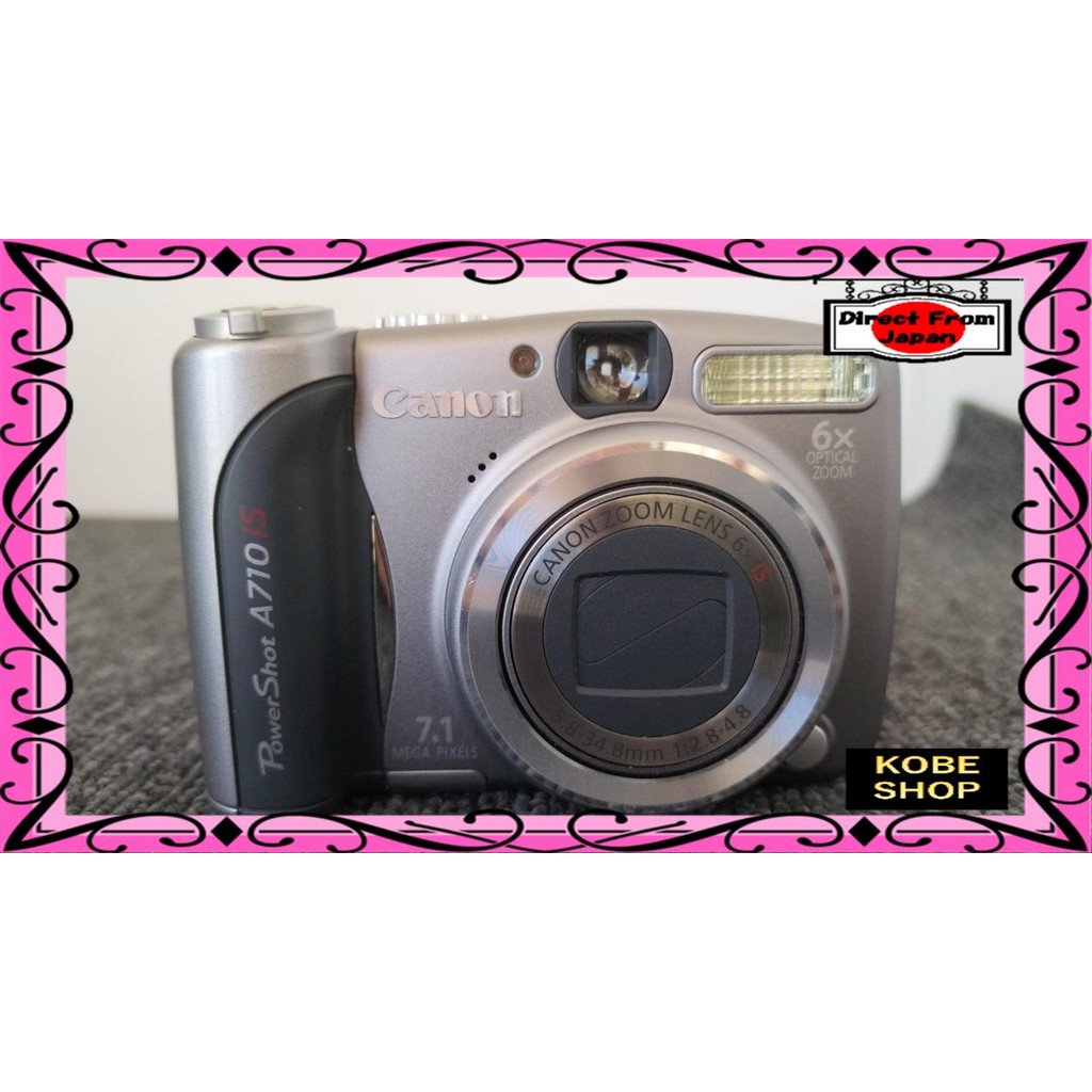 【ส่งตรงจากญี่ปุ่น】 กล้องดิจิตอล CANON POWERSHOT A710IS 【สินค้ามือสอง】