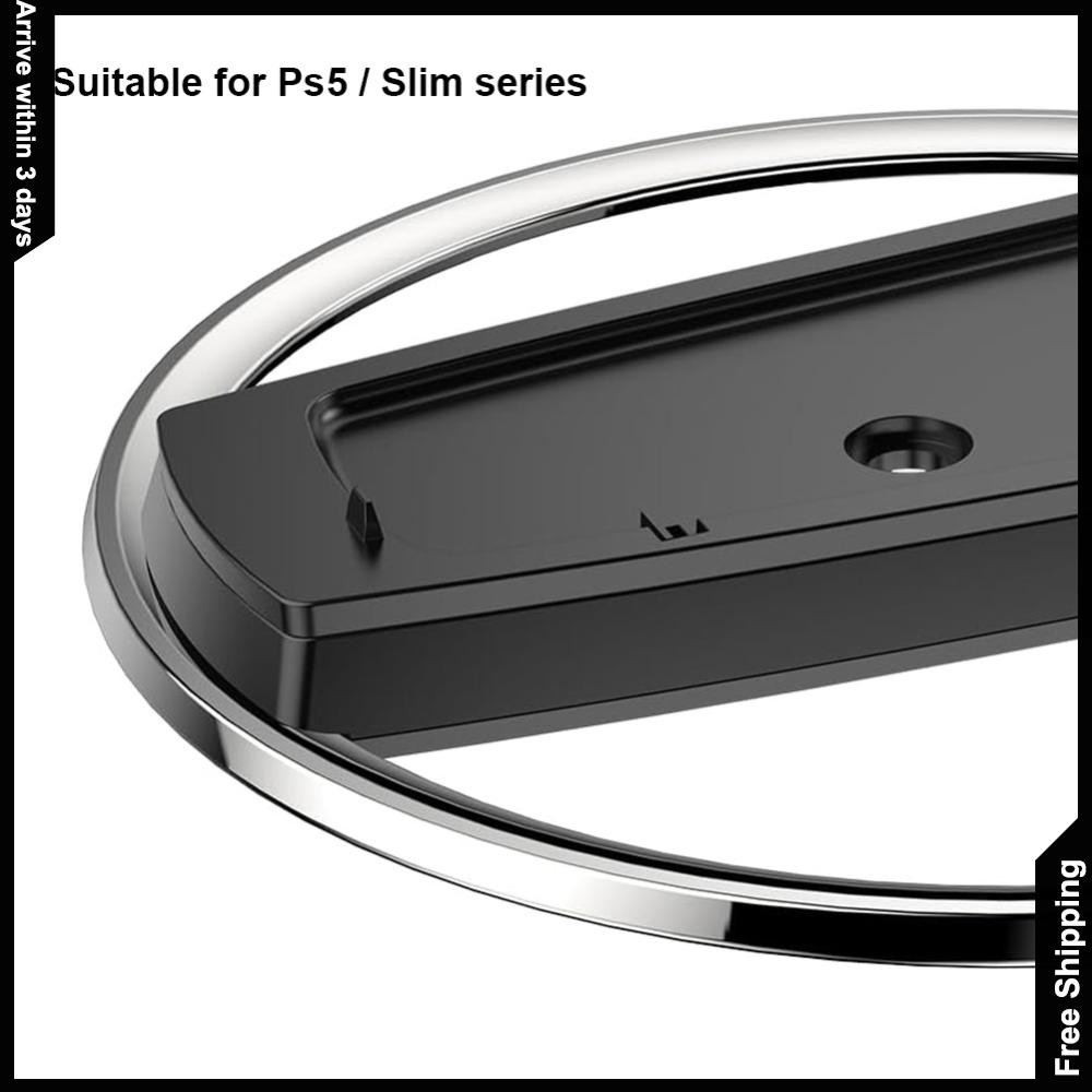 ขาตั้งแนวตั้งฐานกันลื่นที่วางขาตั้งฐานขาตั้งจอแสดงผลสําหรับ PS5 Slim คอนโซลสําหรับ Playstation 5 Slim คอนโซล
